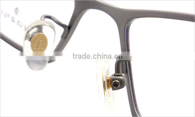 2015 Classic design pure titanium full rim optical frames for men