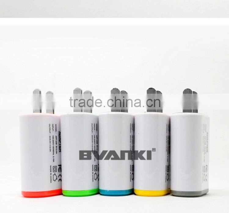 Trending hot products wholesale alibaba cell phone accessories slim usb wall charger for samsung smart charger for mobile phone