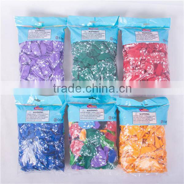 Helium balloon industrial EN71 approved 12'' 3.2g birthday balloon decoration