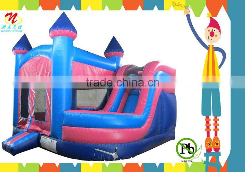 Inflatable combo big inflatable bouncer with inflatable slide for kids