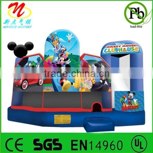 Bounce party rentals inflatable club house 5 in 1 combo
