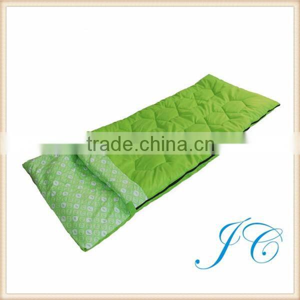 2015 Hot Sale Camping Envelope Form Sleeping Bag With Pillow For Made In China