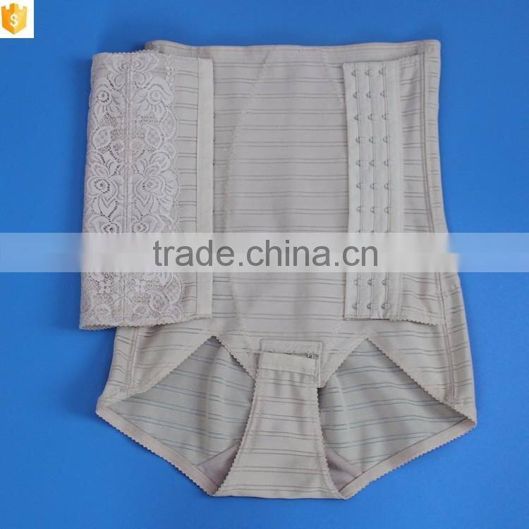 Embroidery lady shaper,high waist slimming panty shaperwear sexy