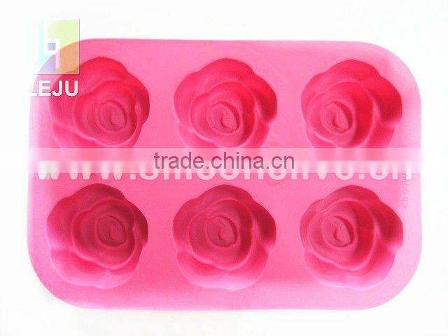 popular flower silicone soap molds