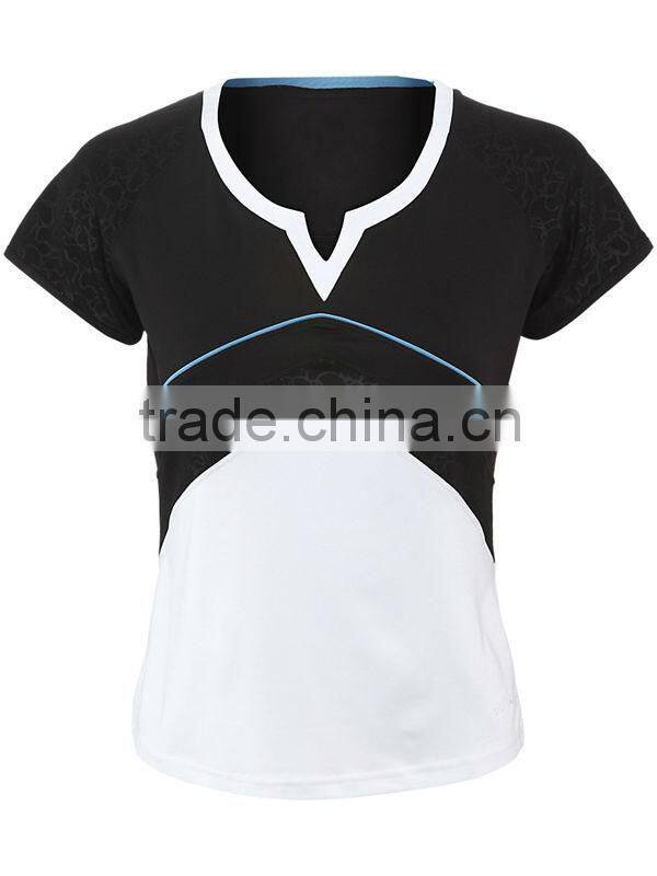 Hot Sales Sublimation Dry Fit Sportswear Tennis Shirt Jersey Wear Top