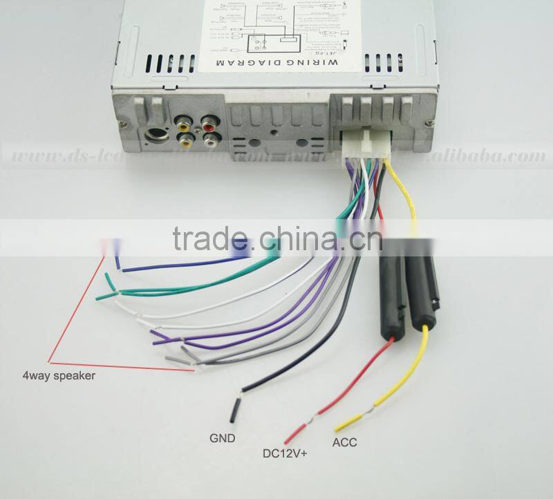 Hot sale single din car DVD player with aux in, fix/detachable panel optional