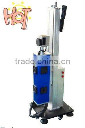 LB-MFF galvanometer scanning system leather fiber optic online flying marking machine/ laser marking machine for plastic