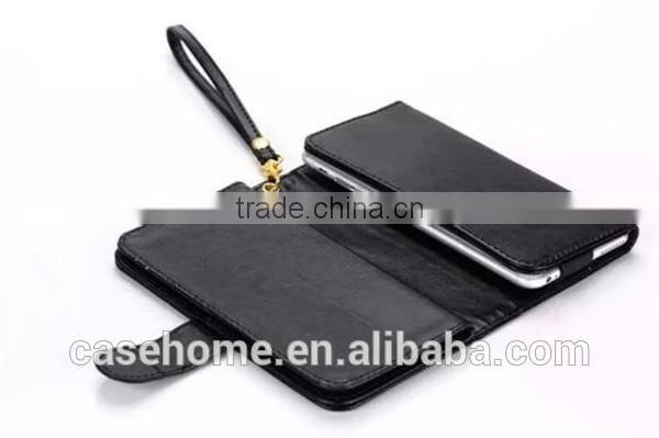 Card slots Wallet Strap Leather Pouch Case Cover For Vivo X6