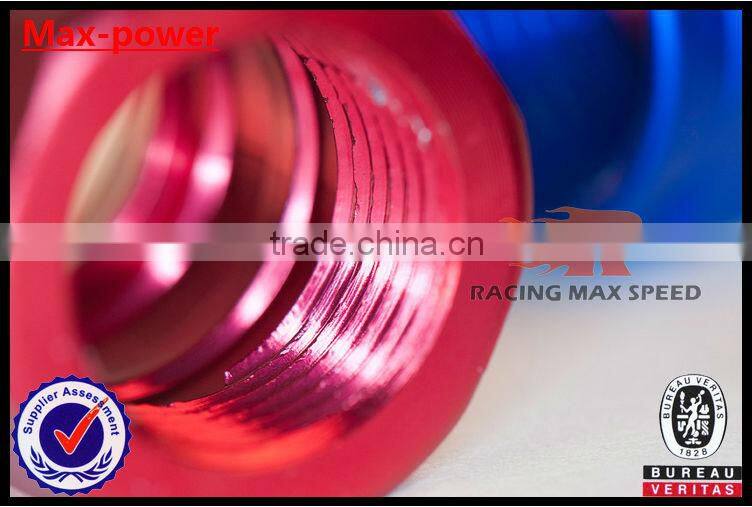 Hot Sale! Oil cooler Hose Fitting Straight Resuable Hose End AN4 AN6 AN8 AN10 AN12 Blue and Red