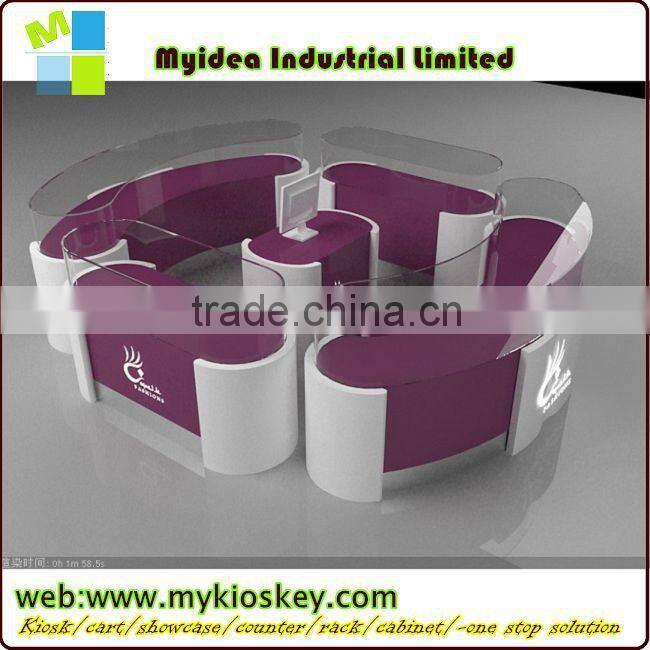 Foshan cheap wooden mirrored jewelry cabinet