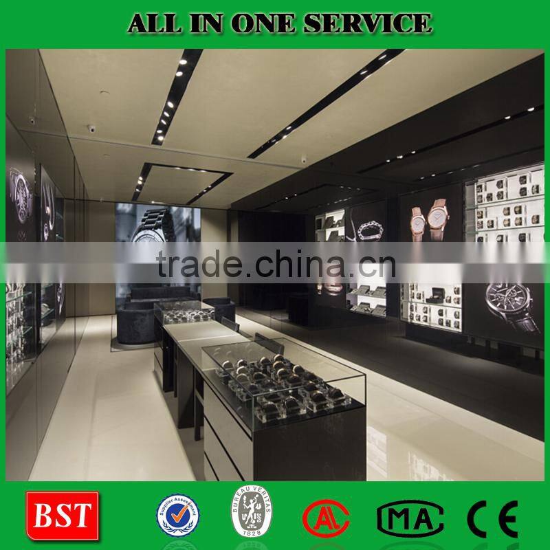 Wholesale Elegant MDF Watch Display Fixture and Retail Store