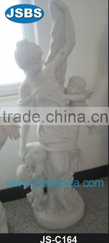 Stone sculpture of modern soldier