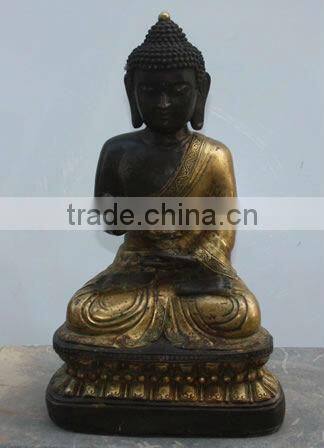 Chinese Antique Antique Brass Buddha Statue