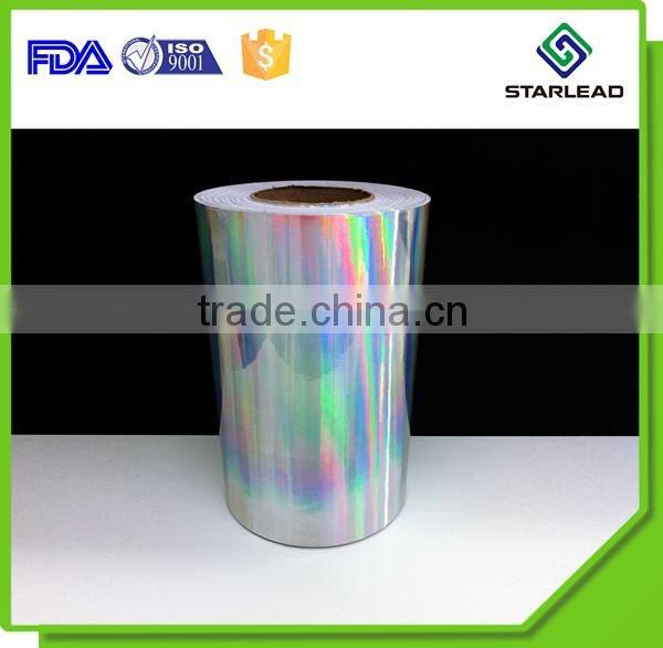 Silver holographic film holographic bopp film