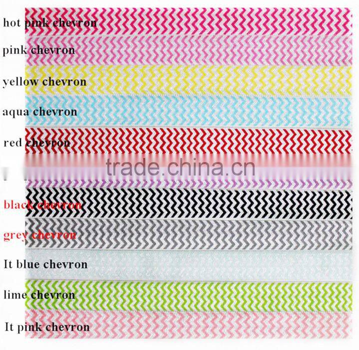 5/8 blue /red/ white star fold over elastic, FOE headband elastic for making diy hair ties, fold over elastic by the yard