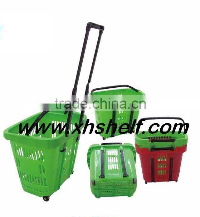 Hot Upscale Plastic Retail Store Basket Supermarket Basket Shopping Basket