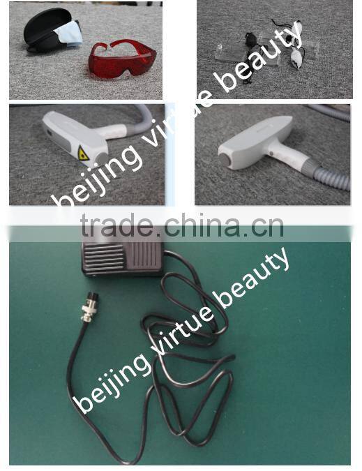 high energy 532nm&1064nm Nd yag laser tattoo removal/pigment removal machine