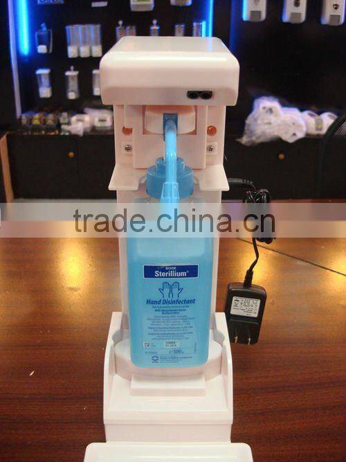 Hand disinfection dispenser