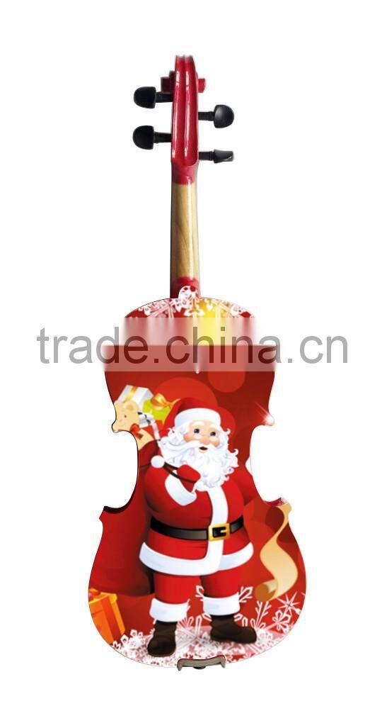 Christmas Theme Art Violin Style Popular Student Gift Violin