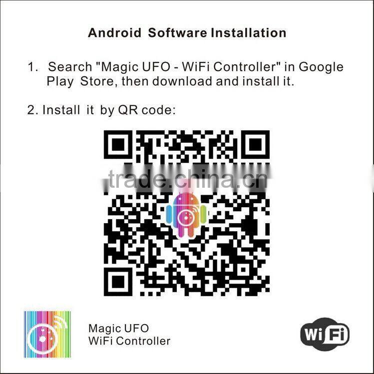RGBW 1903 LED RGBW controller UFO WIFI RGBW controller 12V 24V Smart Phone Control supported,