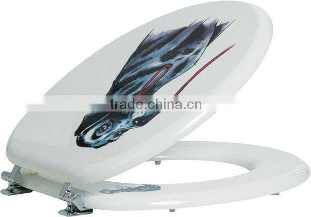 toilet seat design printing