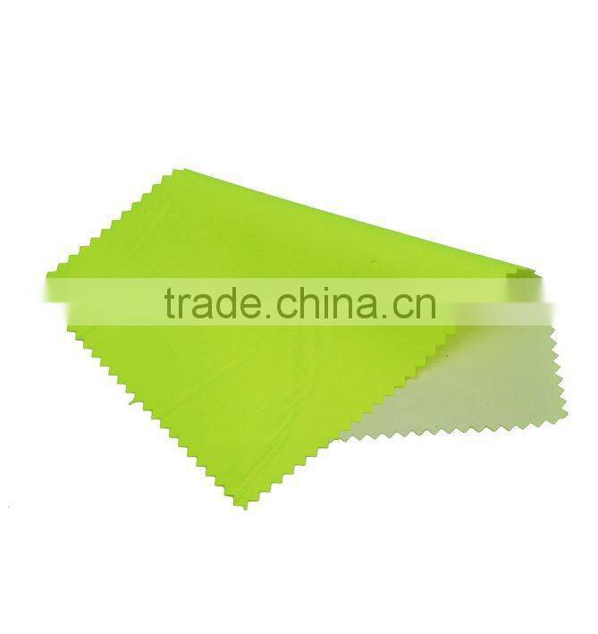 fluorescent PVC coated polyester reflective fabric for rain coat safety vest warning triangle
