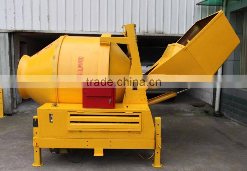 HOT SALE JZC 350 Yan mar diesel engine Hydraulic Concrete Mixer