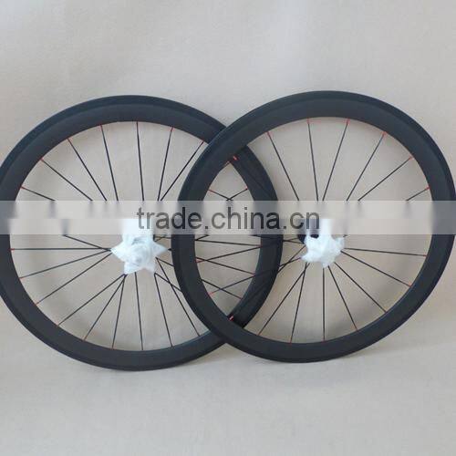 ruote carbonio Road Carbon Clincher Wheelset 50mm Deep 23mm Wide Bicycle Wheelset