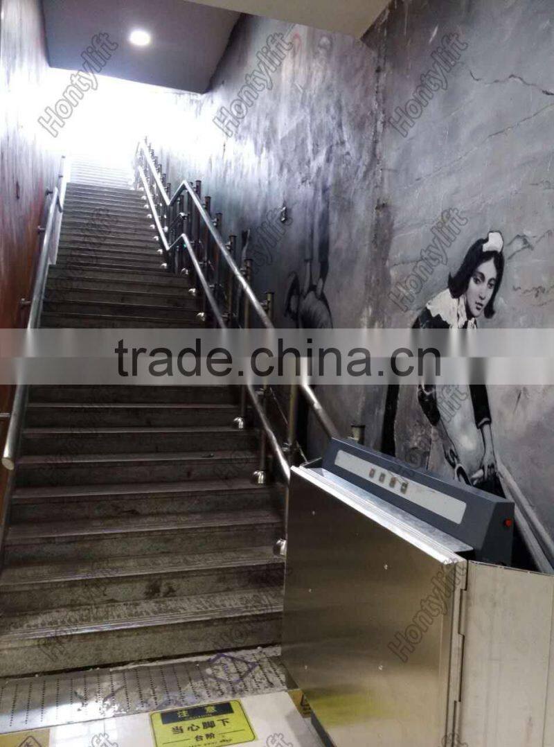 lifts for disabled/curverd wheelchair lift/disabled lift