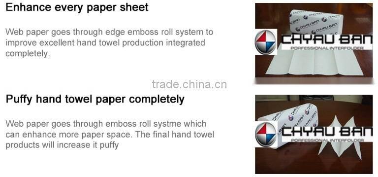 Film Wrapping Packing W Fold Hand Paper Towels Product Making Machinery