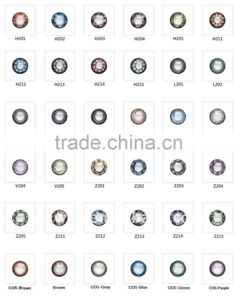 Halloween Party Cosplay Various Sparkle Color Contact Crazy Lens