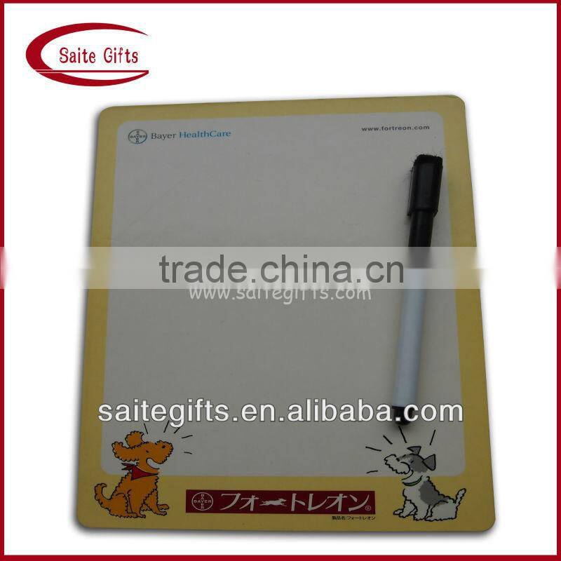 Promotional offset printed flexible magnetic dry erase board
