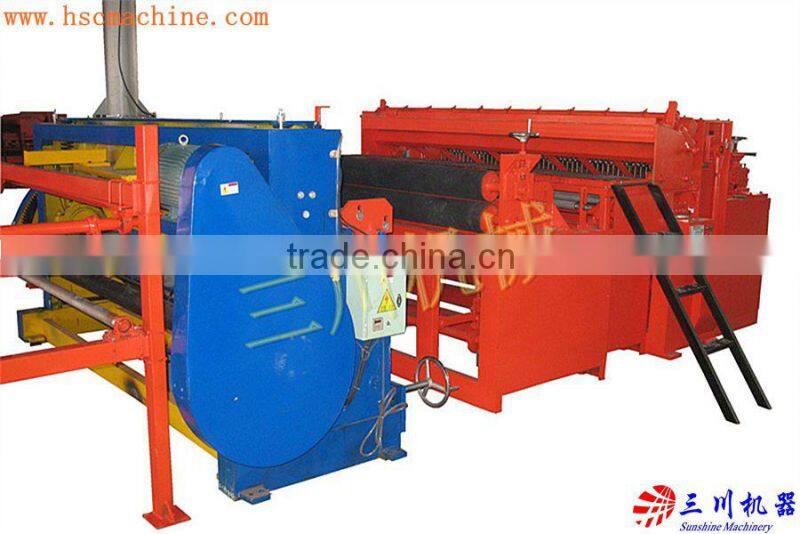 Pneumatic construction steel bar welded mesh panel production line