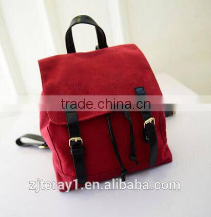 Stylish Casual Canvas School Backpack Lunch Shoulder Bags For Teenager Girls