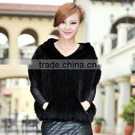 knitted mink fur jacket