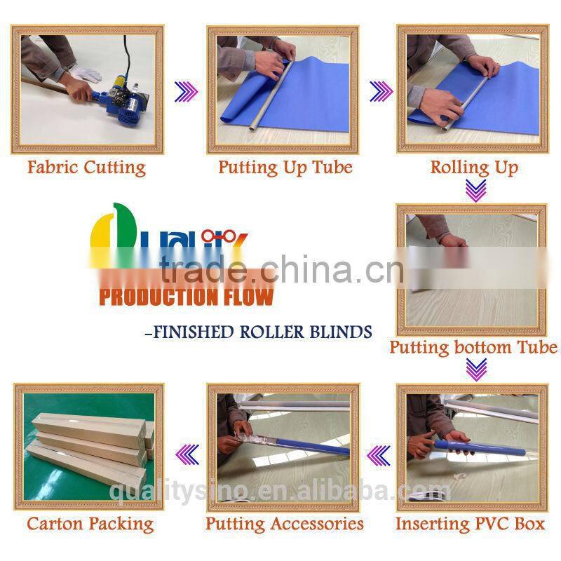 Custom new design high quality curtain decorative zebra blind