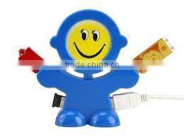 man shaped 4 ports usb 2.0 hub driver high speed mini 2.0 version 4 port USB Hub