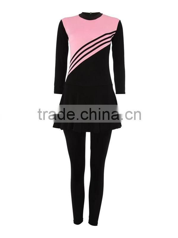 Once Piece Muslim Swimwear waterproof beach wear with detached hood