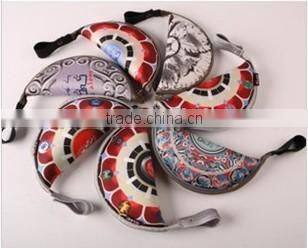 Travel mouse pouch ,round mouse pad with zipper