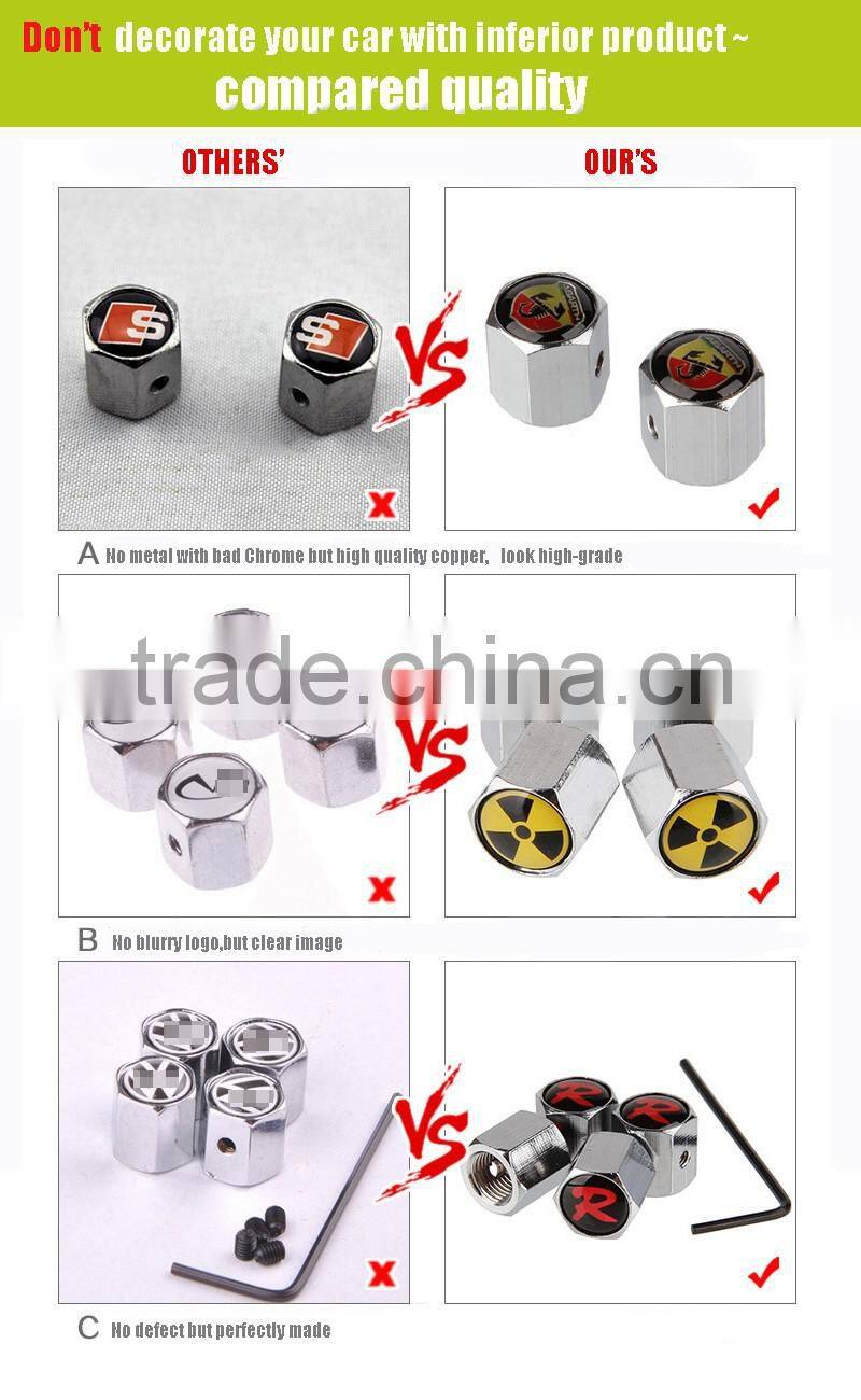valve stem caps tpms set skull design