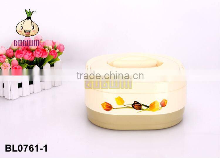 WOODEN OR FLOWER PRINT ABS FOOD WARMER