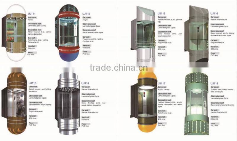 XY Elevator Sightseeing Glass Elevator