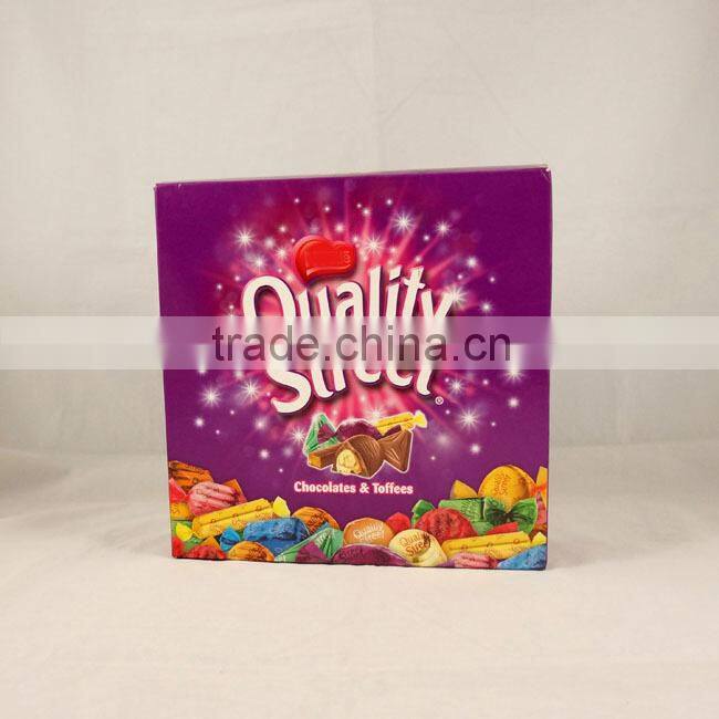 Customized paper box for packing chocolates