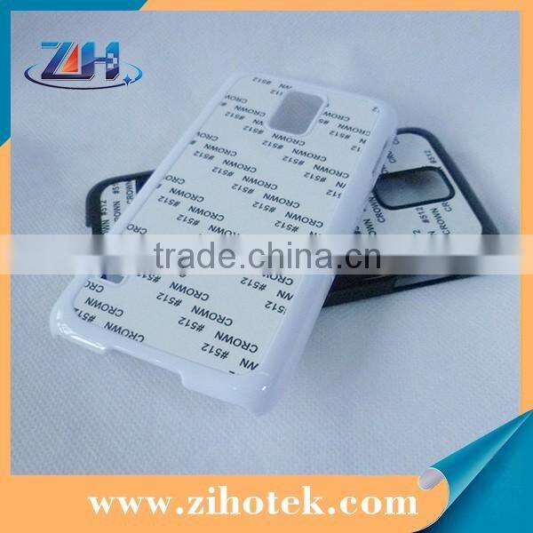 High Quality sublimation cell phone case for Samsung Galaxy S5 with metal insert