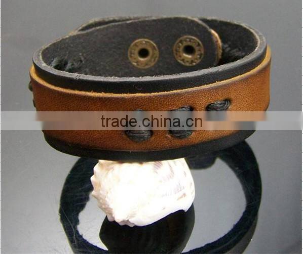 Fashion boys leather bracelet