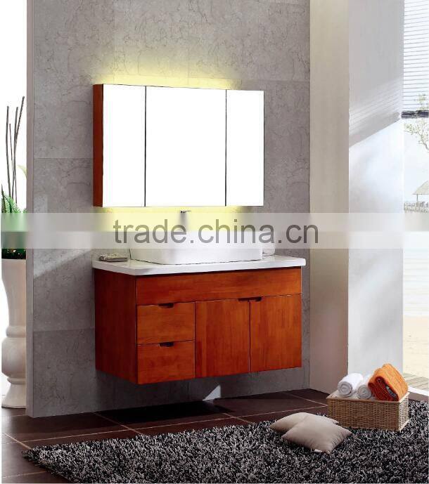 Multi-Layer solid wood Bathroom latest bathroom furniture