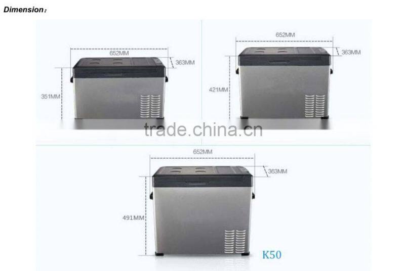 DC 12V 24V small portable mini deep freezer freezer for car