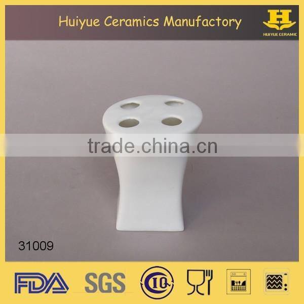 ceramic bathroom set, lotion bottle, soap dish, tumbler, toothbrush holder