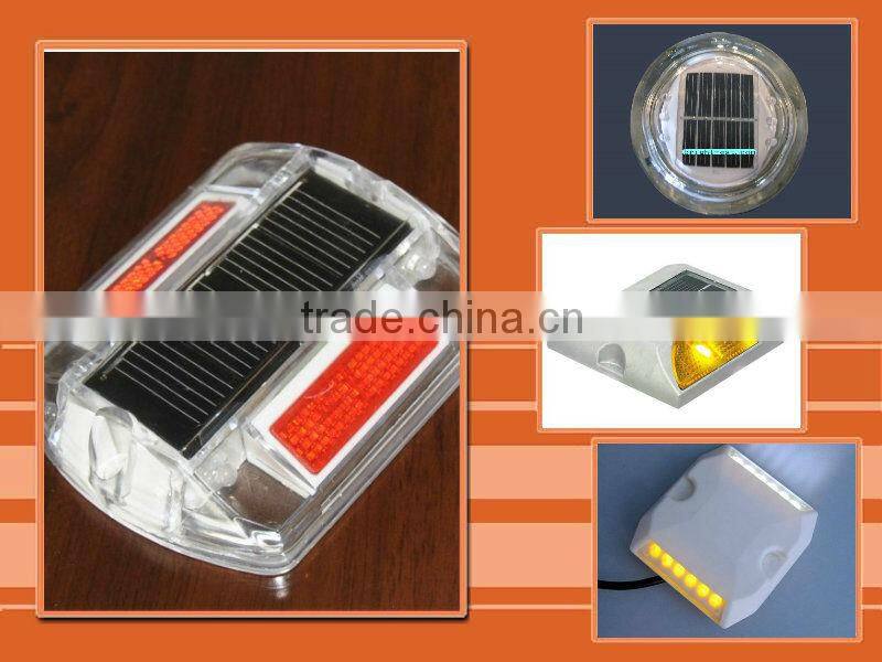 0.25W LED Solar Lamp,Solar Road Stud Red Color with flashing light