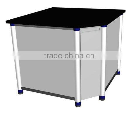 color customized laboratory steel corner bench